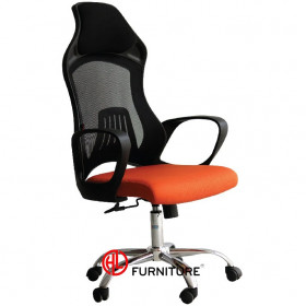 Ghế văn phòng chân xoay có tựa đầu HL-124 Ghế văn phòng chân xoay có tựa đầu HL-124