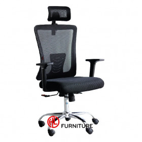 Ghế văn phòng chân xoay có tựa đầu HL-126A Ghế văn phòng chân xoay có tựa đầu HL-126A